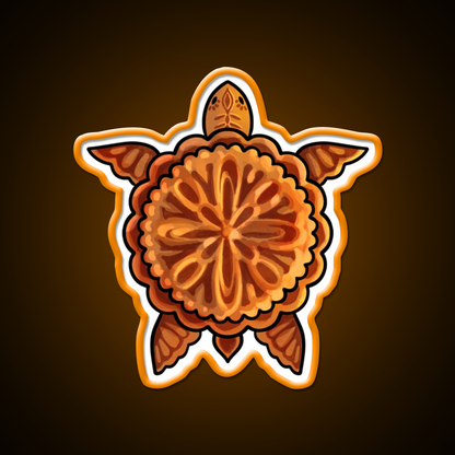 Mooncake Turtle Led Neon Sign Chinese Food Rgb Color