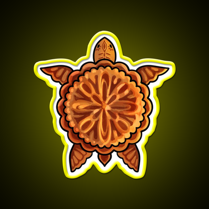 Mooncake Turtle Led Neon Sign Chinese Food Rgb Color