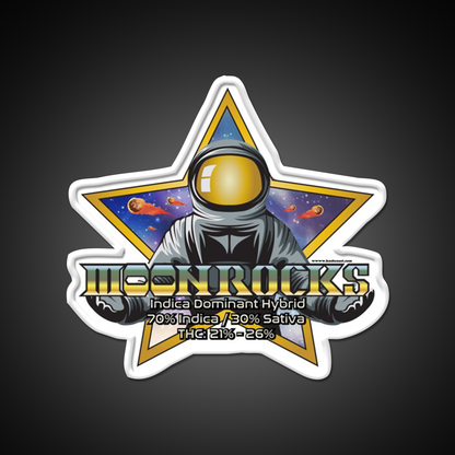 Moonrocks Strain Art Hemp Inspired Green Leaf Led Neon Sign Rgb Color - LED neon sign view 11