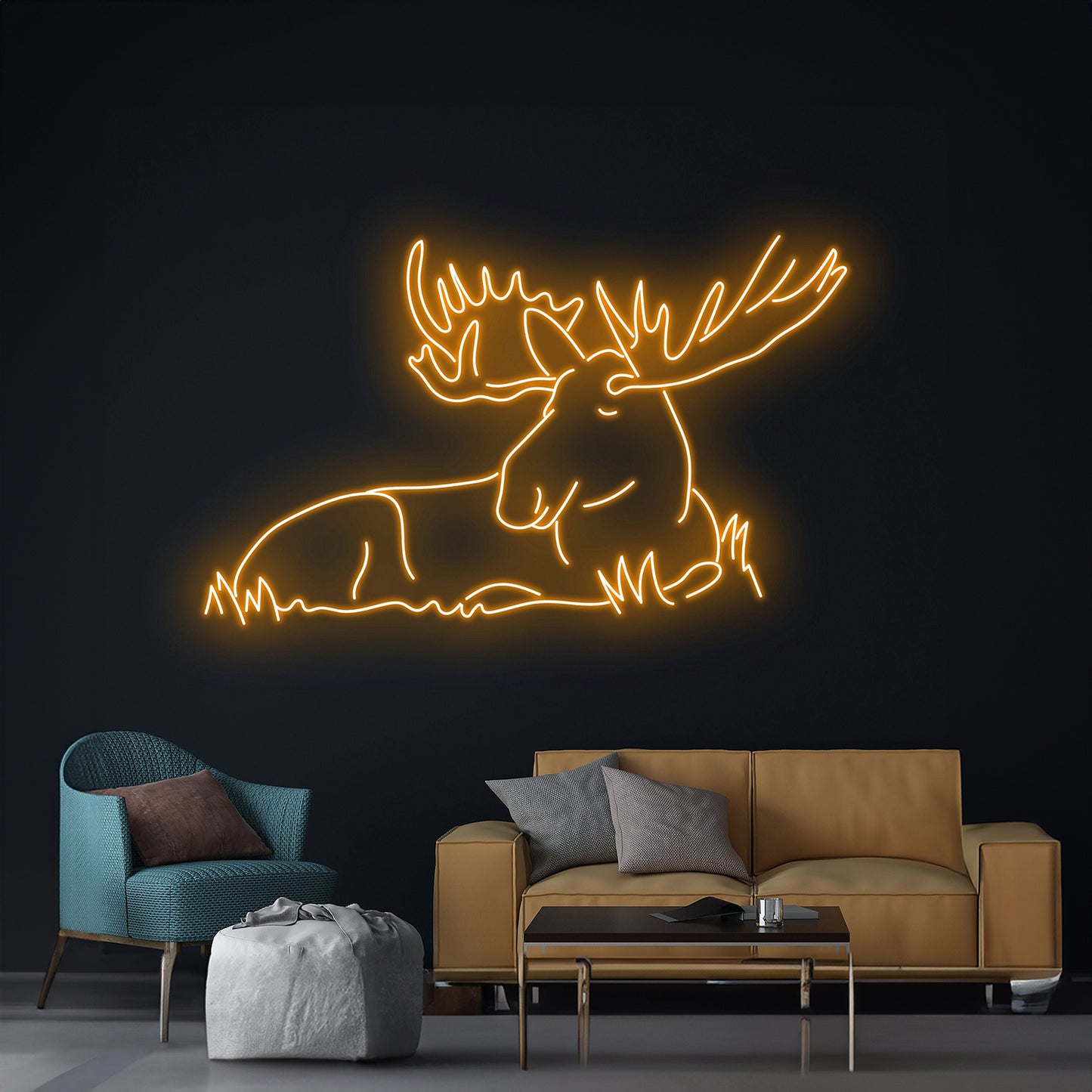 Moose Neon Sign