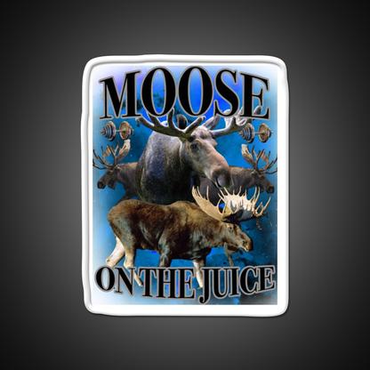 Moose On The Juice Gym Fitness Led Neon Sign Rgb Color