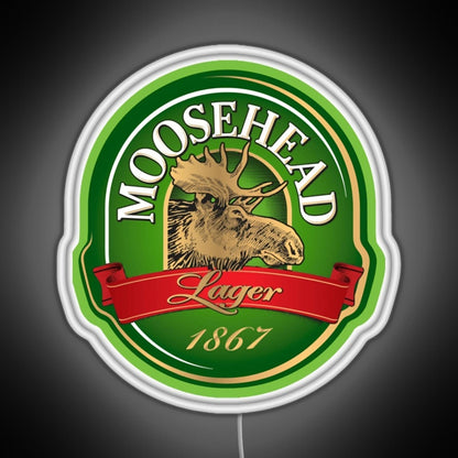 Moosehead Beer American Pale Ale Rgb Neon Sign