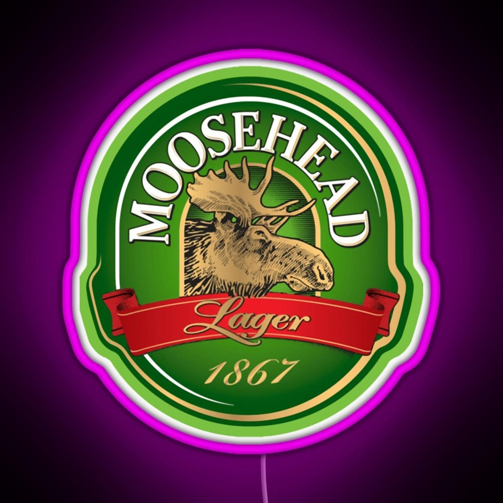 Moosehead Beer American Pale Ale Rgb Neon Sign