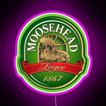 Moosehead Beer American Pale Ale Rgb Neon Sign