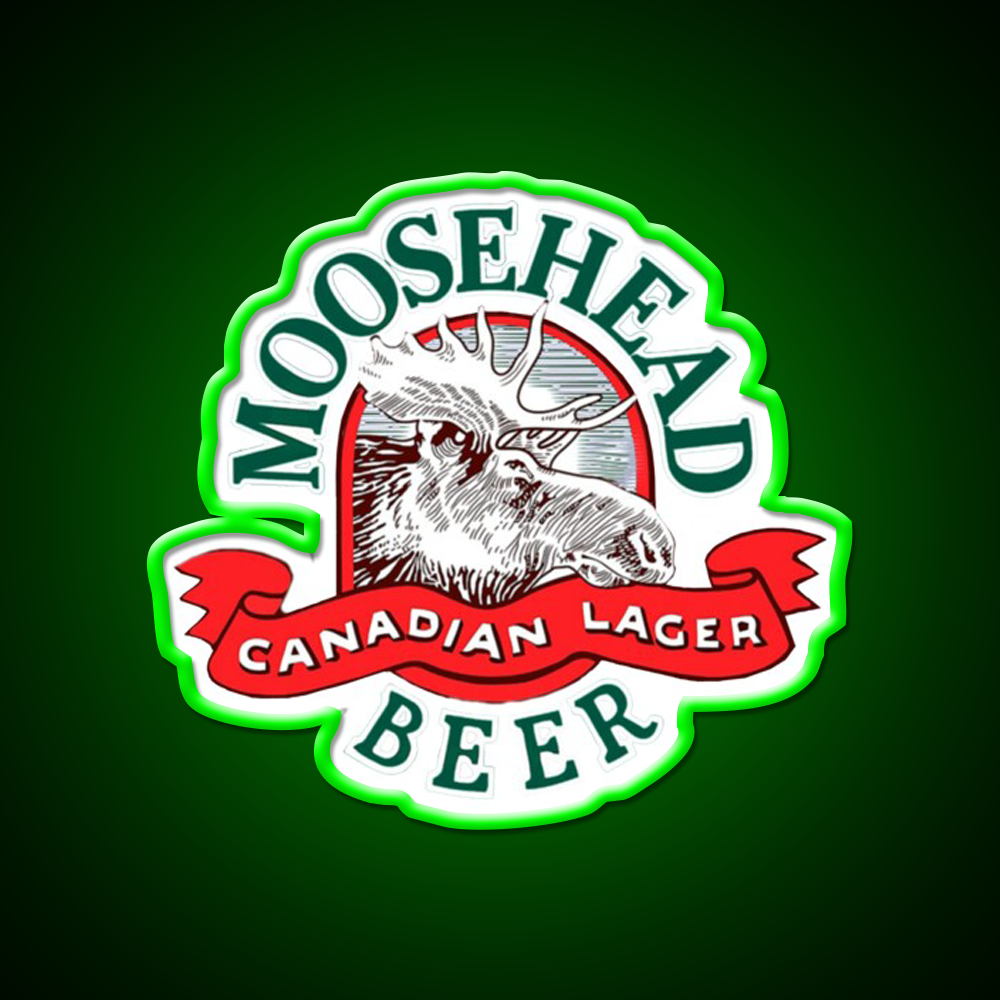 Moosehead Beer Mens Cool Canadian Lager Beer Bar Decor Led Neon Sign Rgb Color - LED neon sign view 8