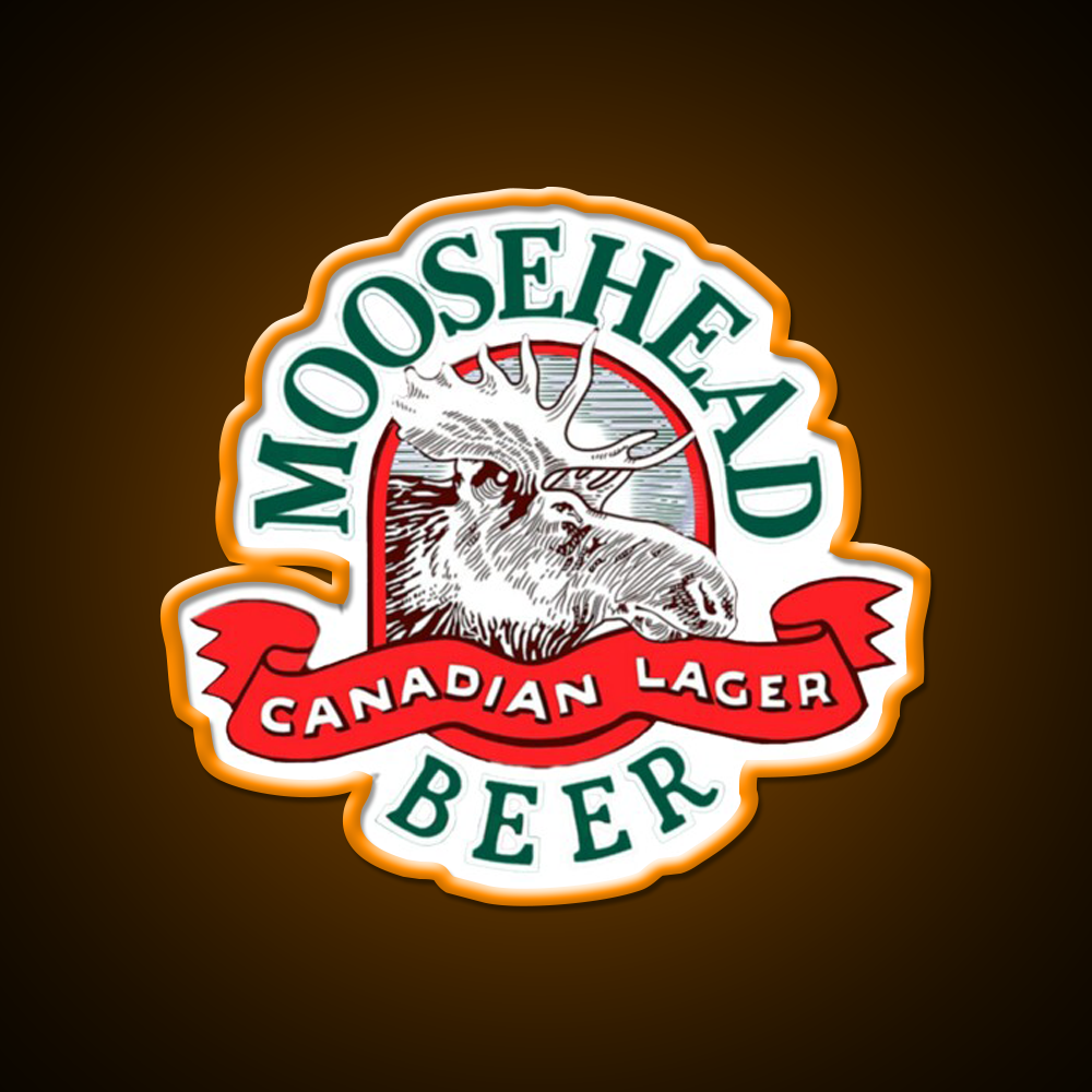 Moosehead Beer Mens Cool Canadian Lager Beer Bar Decor Led Neon Sign Rgb Color - LED neon sign view 6