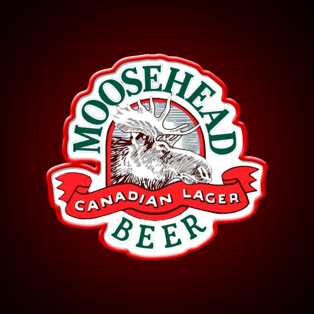 Moosehead Beer Mens Cool Canadian Lager Beer Bar Decor Led Neon Sign Rgb Color - LED neon sign view 10