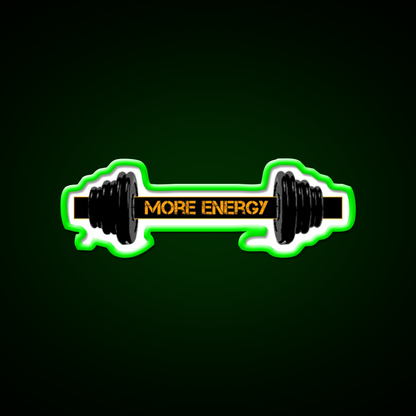 More Energy Gym Fitness Led Neon Sign Rgb Color