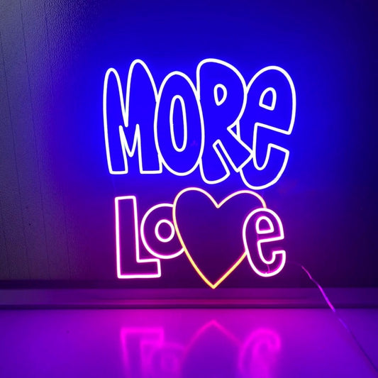 More Love Led Sign Business Neon Sign