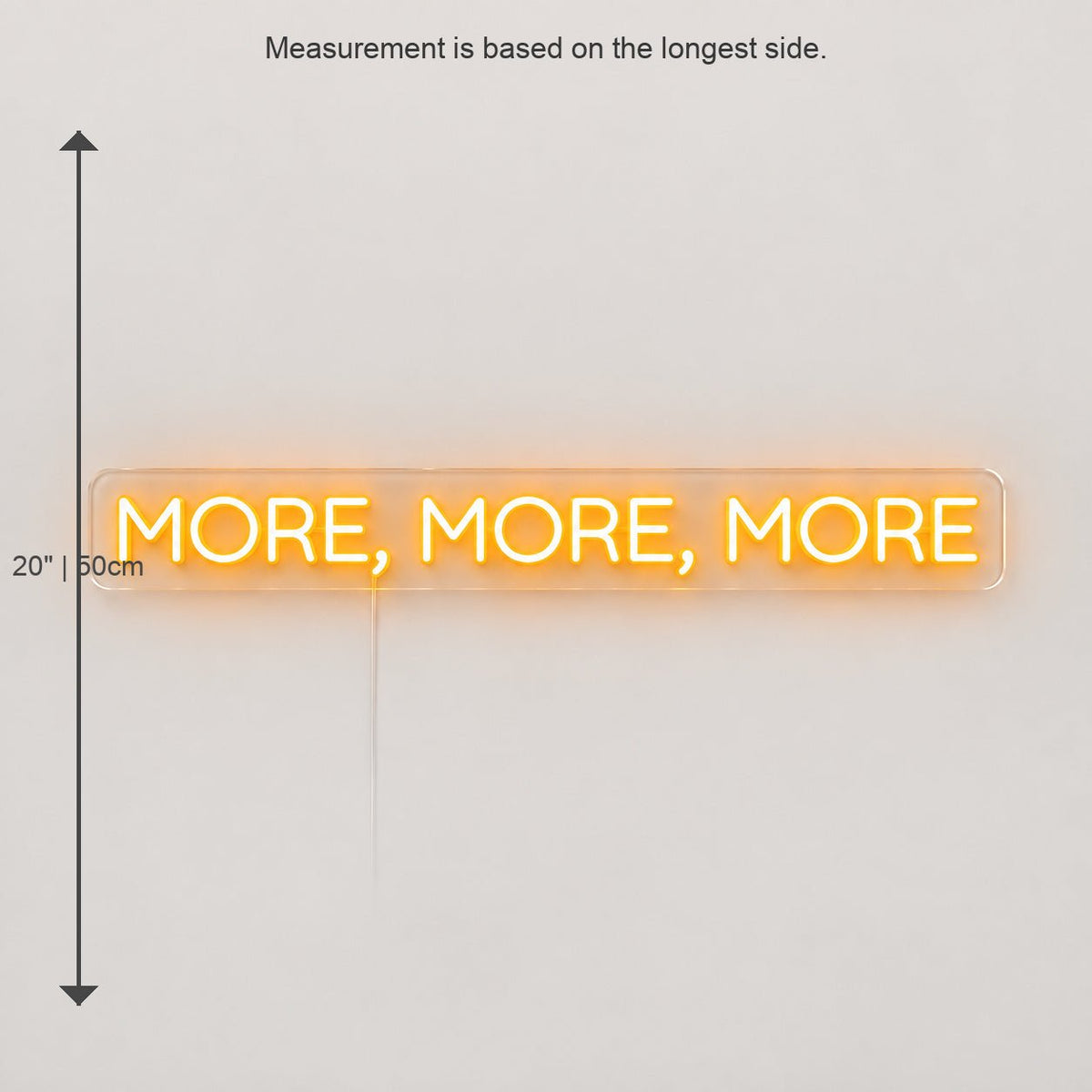 More More More LED Neon Sign - Shineneon