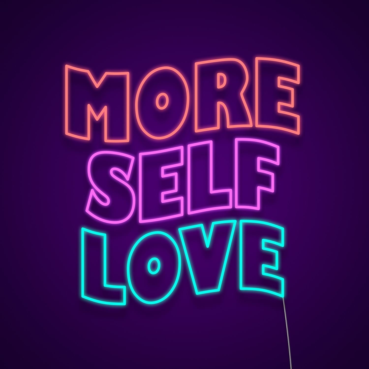 More Self Love Led Neon Signs Wall Art | Shineneon