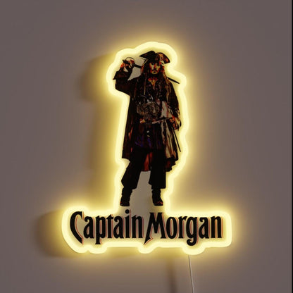 More Then Awesome Seagram Morgan Christmas Rgb Led Neon Sign - Custom LED neon sign front view
