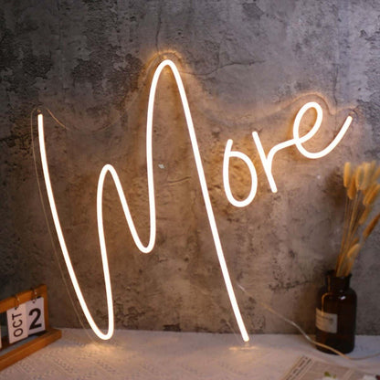 More Yellow Led Neon Sign - Shineneon