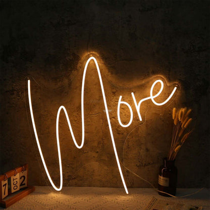 More Yellow Led Neon Sign - Shineneon