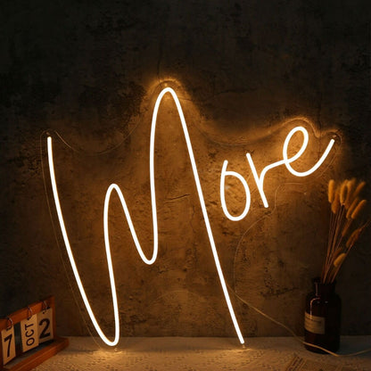 More Yellow Led Neon Sign - Shineneon