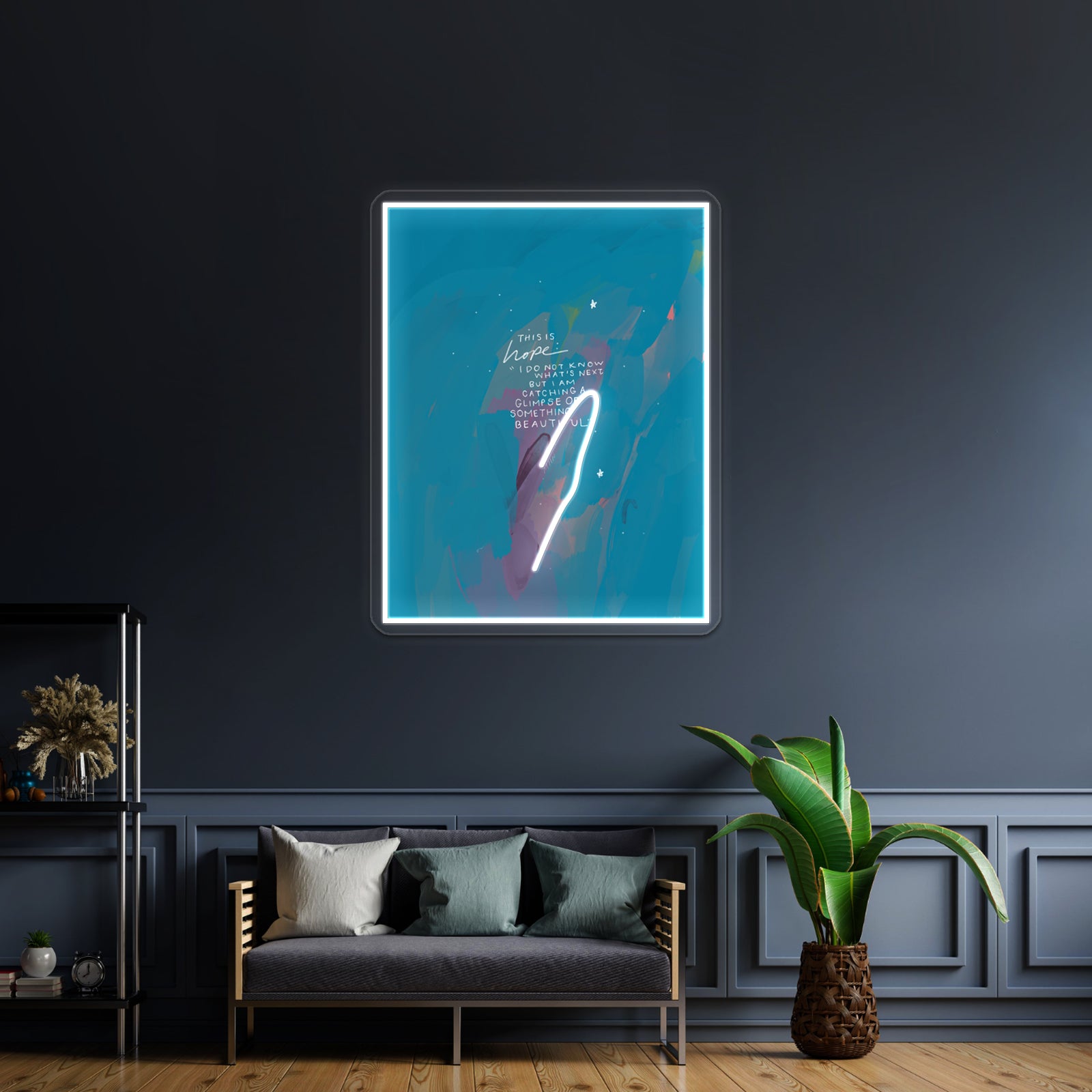 Morgan Harper Nichols Hope Home Art Wall Artwork Neon Signs | Shineneon