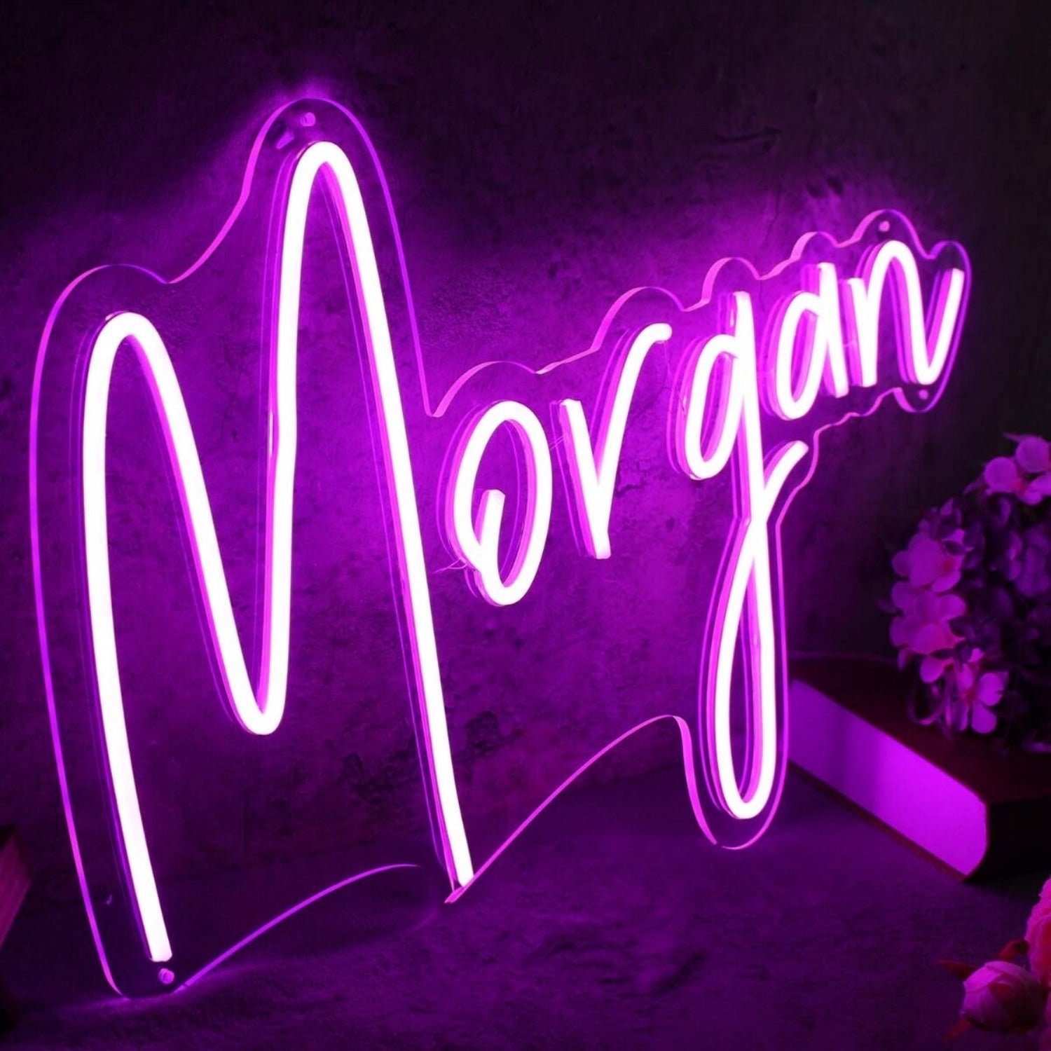Morgan Purple Led Neon Sign - Shineneon