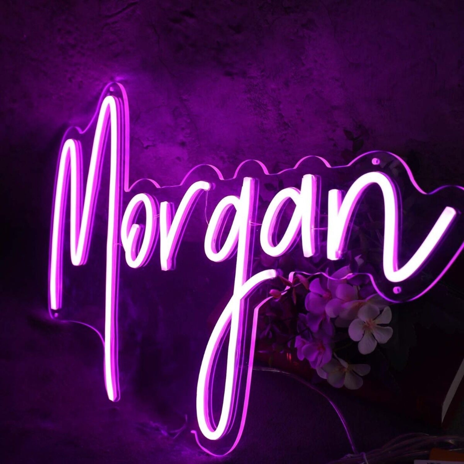 Morgan Purple Led Neon Sign - Shineneon