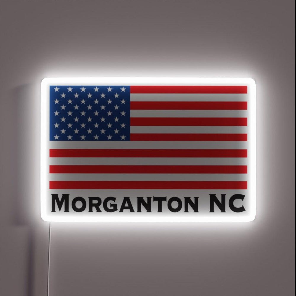 Morganton North Carolina Usa Rgb Led Neon Sign