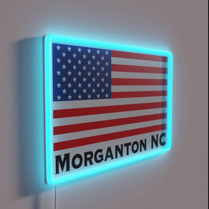 Morganton North Carolina Usa Rgb Led Neon Sign