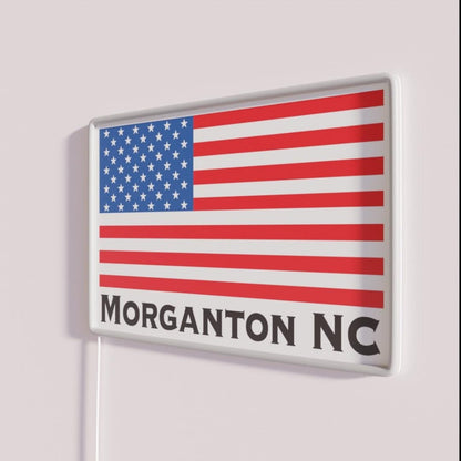 Morganton North Carolina Usa Rgb Led Neon Sign