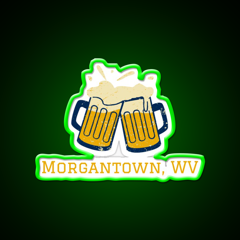 Morgantown Beer Bar Decor Led Neon Sign Rgb Color - LED neon sign view 8