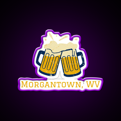 Morgantown Beer Bar Decor Led Neon Sign Rgb Color - LED neon sign view 9