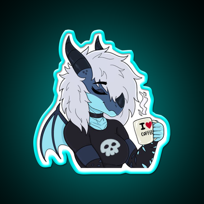 Morning Nira Cafe Led Neon Sign Espresso Bar Art Rgb Color