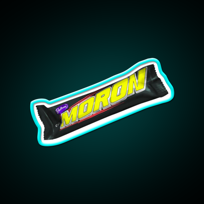 Moron Moro Chocolate Bar Man Cave Bar Led Neon Sign Rgb Color - Size and dimension reference
