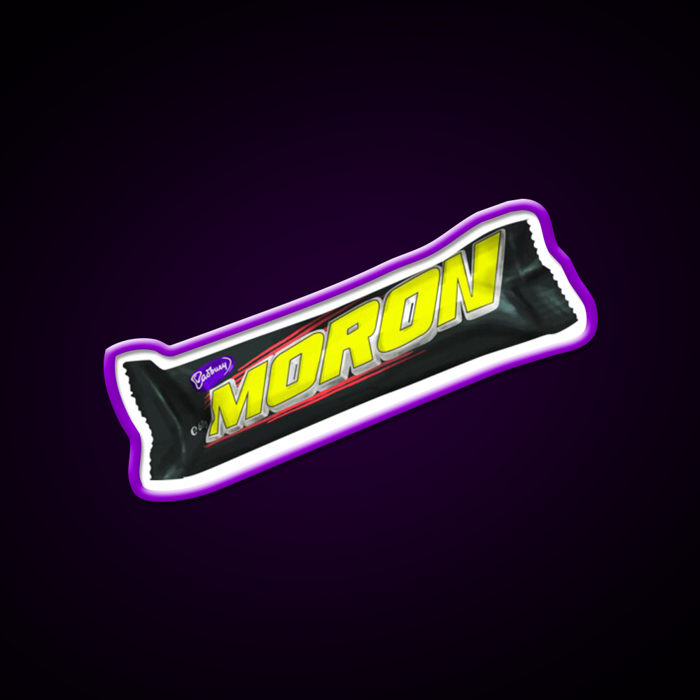 Moron Moro Chocolate Bar Man Cave Bar Led Neon Sign Rgb Color - LED neon sign view 9