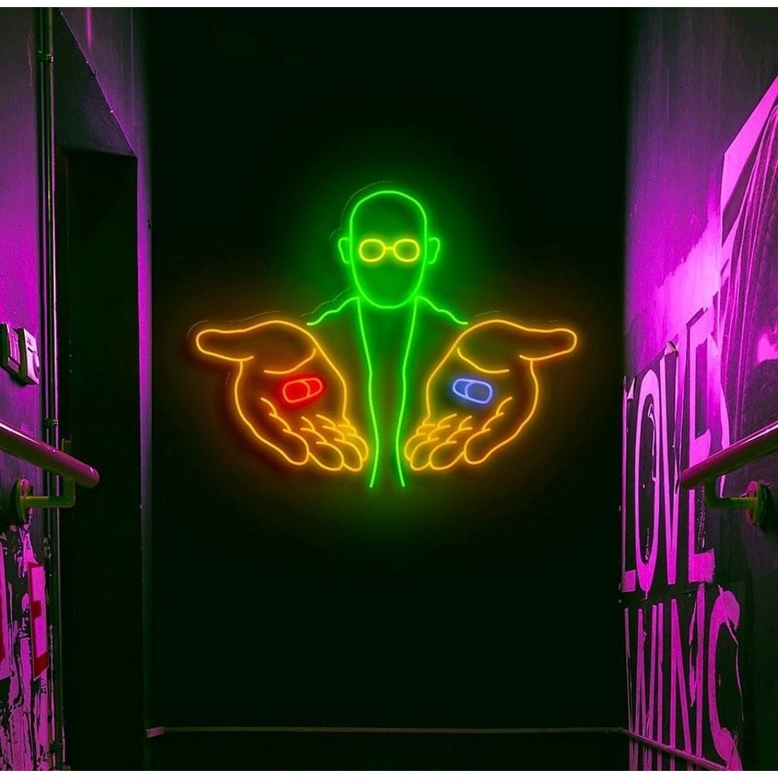 Morpheus Matrix Led Sign Business Neon Sign - Shineneon
