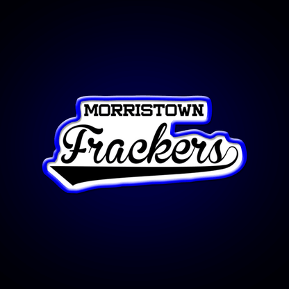 Morristown Frackers Brockmire Shirt Whiskey Drink Bar Led Neon Sign Rgb Color - Shineneon