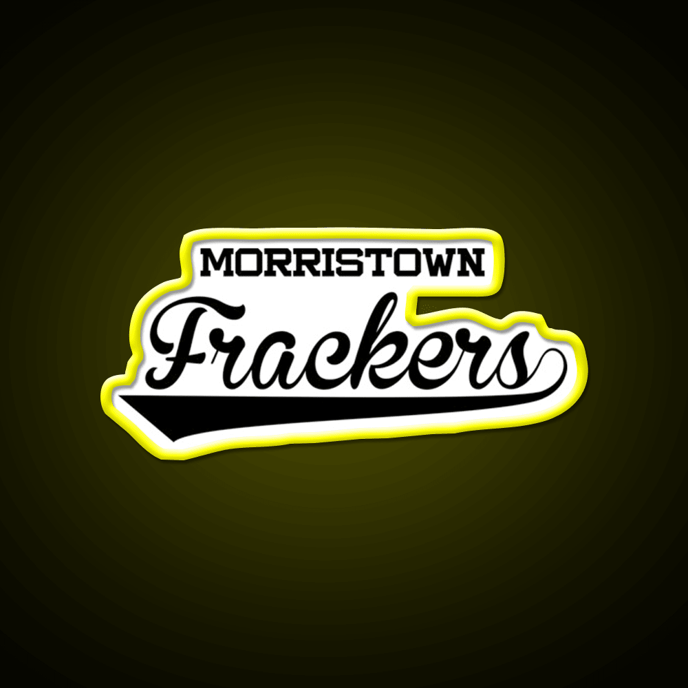 Morristown Frackers Brockmire Shirt Whiskey Drink Bar Led Neon Sign Rgb Color - Shineneon