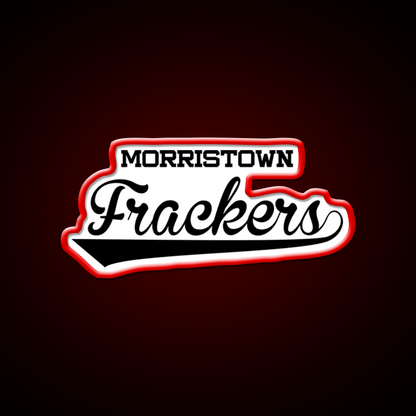 Morristown Frackers Brockmire Shirt Whiskey Drink Bar Led Neon Sign Rgb Color - Shineneon
