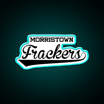 Morristown Frackers Brockmire Shirt Whiskey Drink Bar Led Neon Sign Rgb Color - Shineneon
