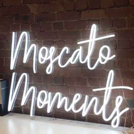 Moscato Moments Bar Led Sign Business Neon Sign