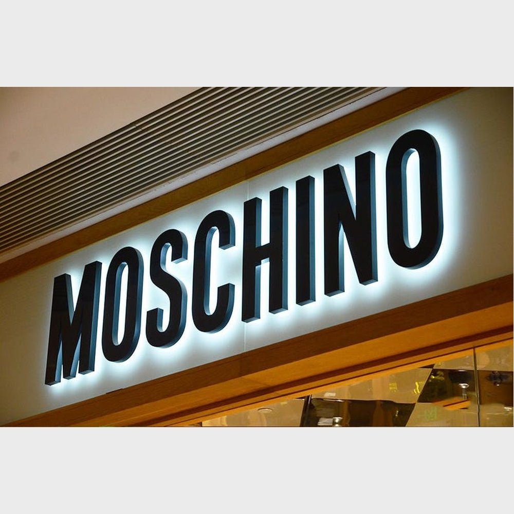 Moschino 3D Backlit Channel Letters Led Light Sign - Shineneon