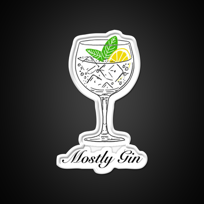Mostly Gin Cocktail Bar Decor Led Neon Sign Rgb Color - LED neon sign view 11