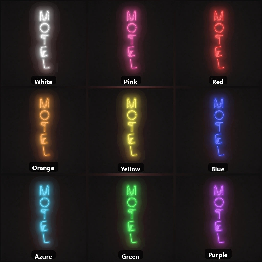 Motel Wall Decor LED Neon Sign Man Cave Neon Sign color grid