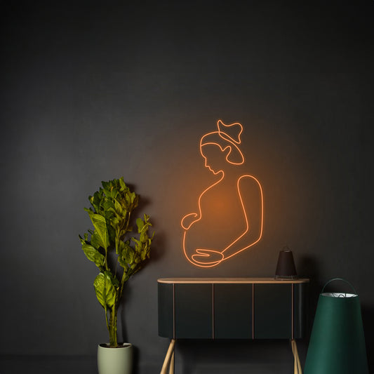 Mother And Baby Neon Sign For New Mums