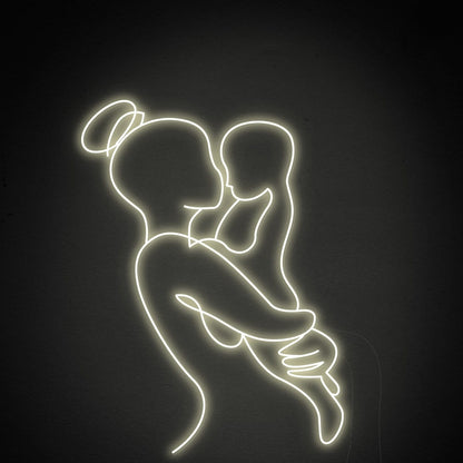 Mother And Child Led Neon Sign Wall Art | Shineneon