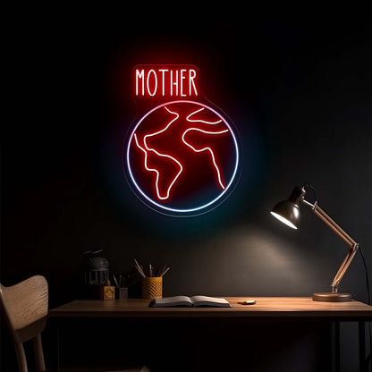 Mother Earth Aesthetic Neon Signs For Home Decor - Shineneon