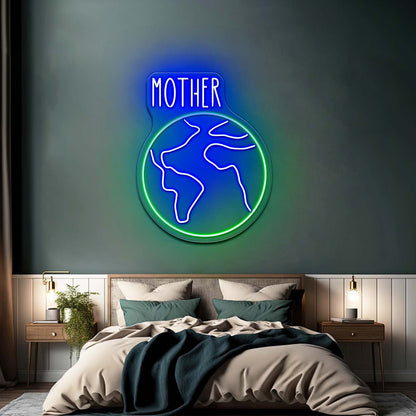 Mother Earth Aesthetic Neon Signs For Home Decor - Shineneon