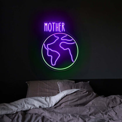 Mother Earth Aesthetic Neon Signs For Home Decor - Shineneon