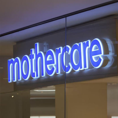 Mothercare 3D Front And Back Lit Letters Acrylic Led Sign