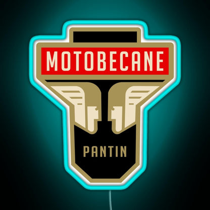 Motobecane Headstock Rgb Neon Sign - LED neon sign view 6