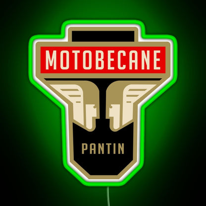 Motobecane Headstock Rgb Neon Sign - LED neon sign view 7
