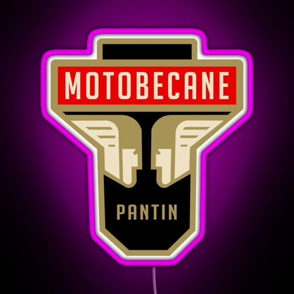 Motobecane Headstock Rgb Neon Sign - LED neon sign view 8