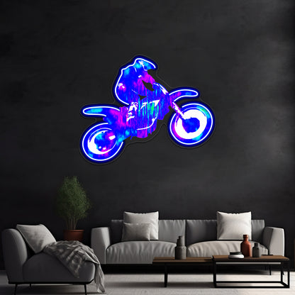 Motocross High Wall Artwork Neon Signs