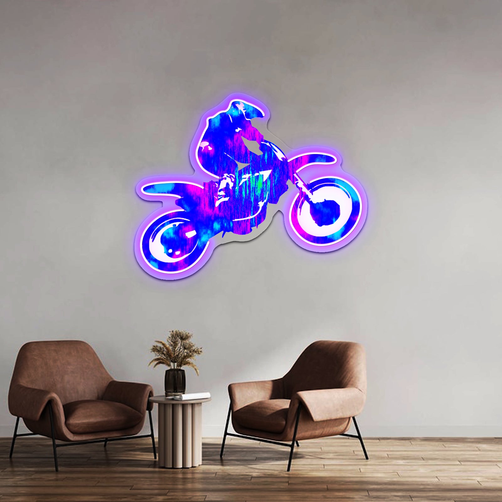 Motocross High Wall Artwork Neon Signs | Shineneon